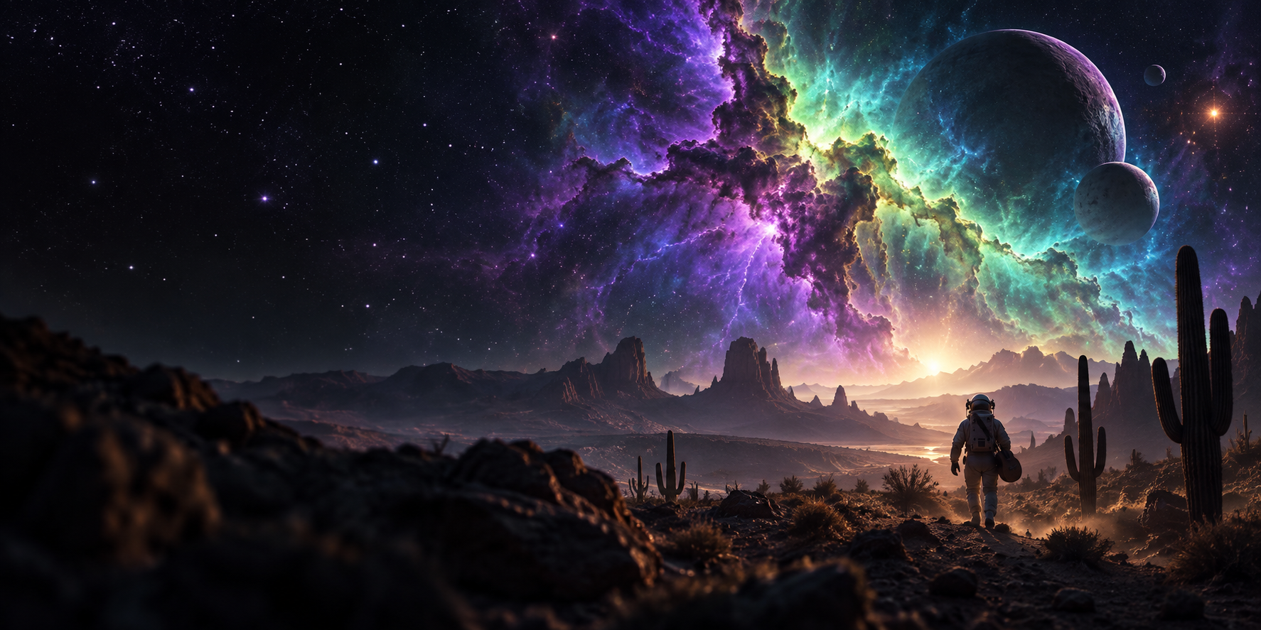 Bear the Astronot homepage banner
